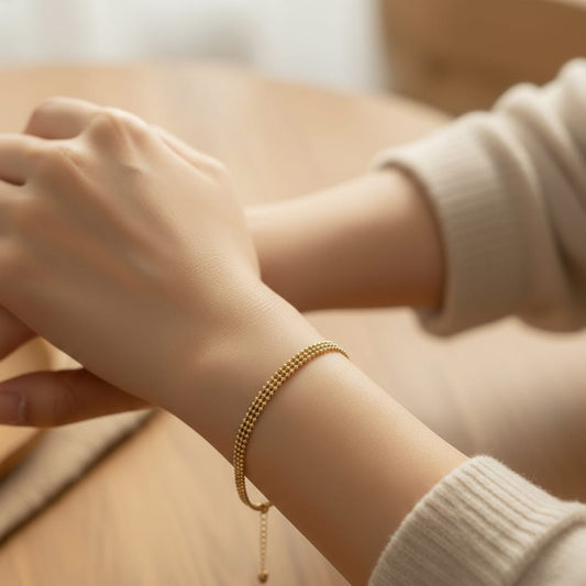 Set Lumé Rose (pulsera + aretes)