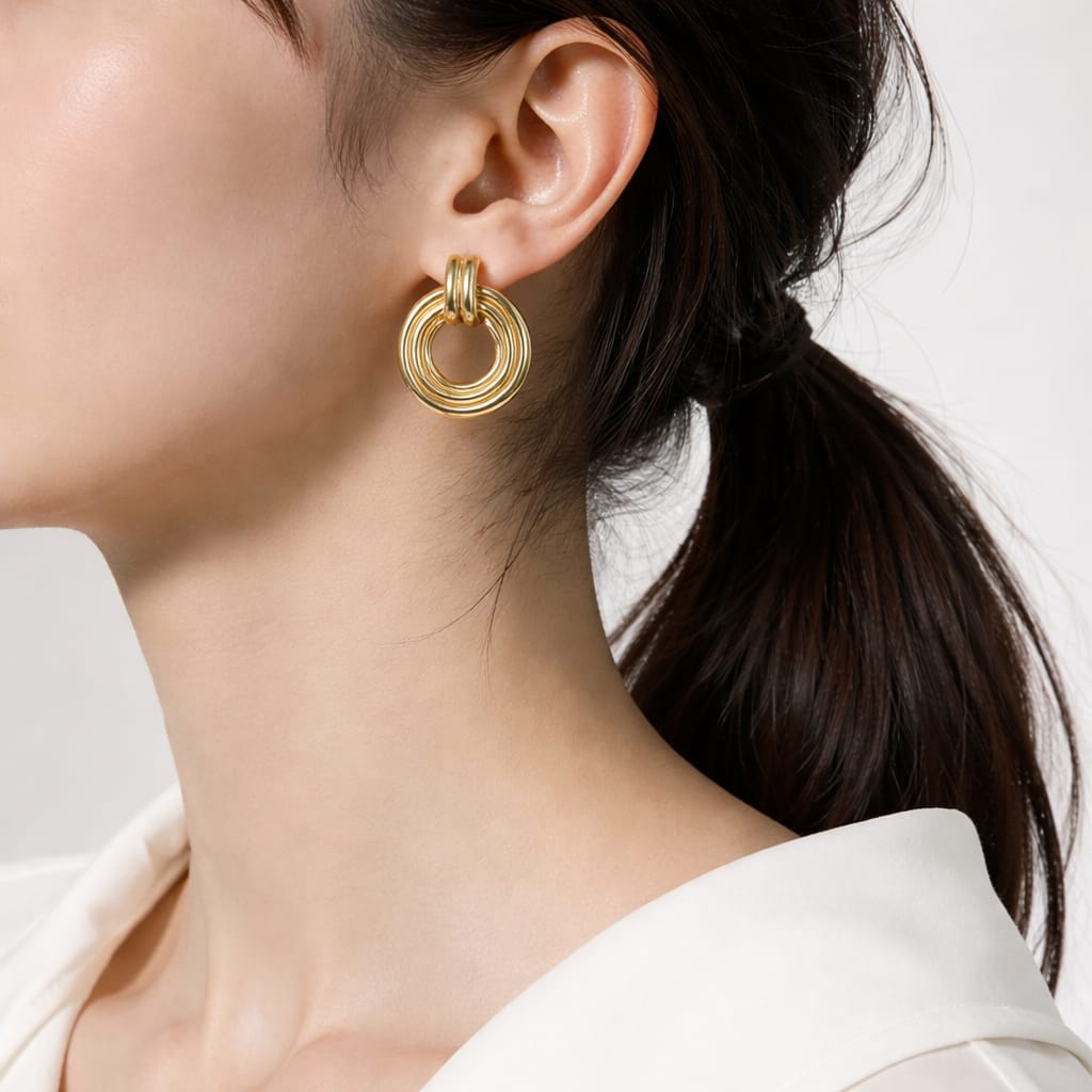 Set Lumé Celeste (pulsera + aretes)