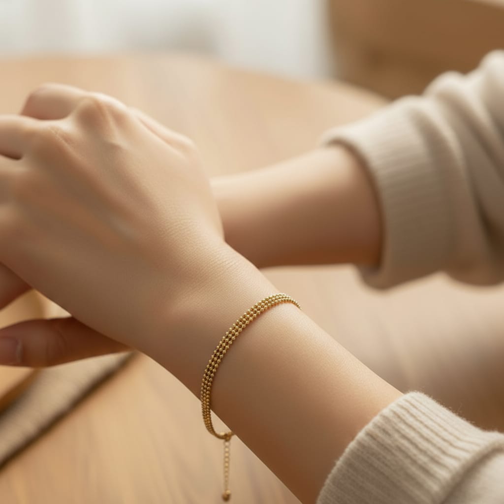 Set Lumé Rose (pulsera + aretes)