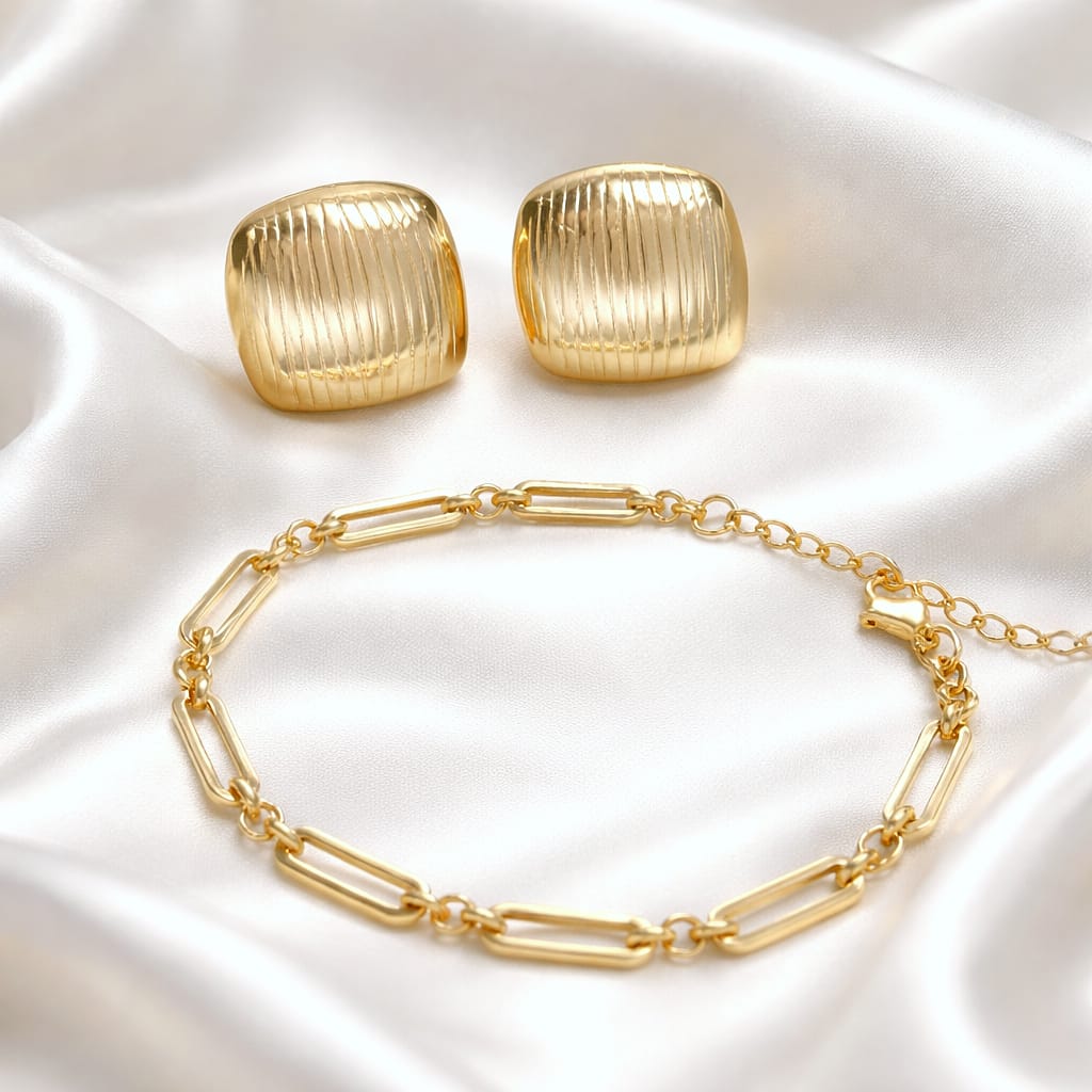 Set Lumé Luna (pulsera + aretes)