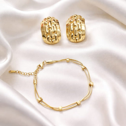 Set Lumé Soft (pulsera + aretes)