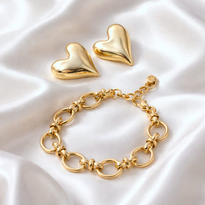 Set Lumé Aura (pulsera + aretes)