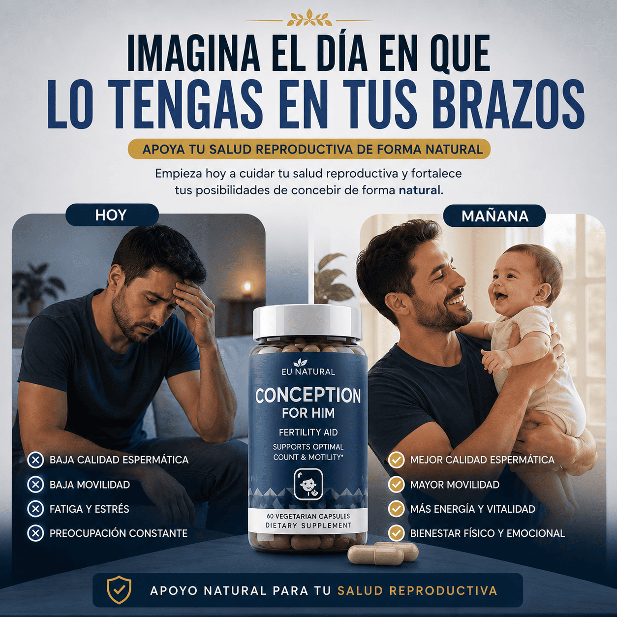 Concepción para Él© – Suplemento para la Fertilidad Masculina