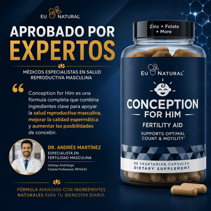 Concepción para Él© – Suplemento para la Fertilidad Masculina