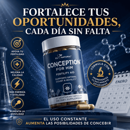 Concepción para Él© – Suplemento para la Fertilidad Masculina