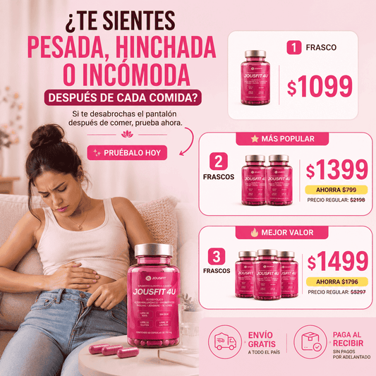 JOUSFIT4U® – Tratamiento Desinflamante Femenino