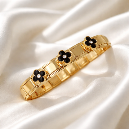 Noir Clover Bracelet
